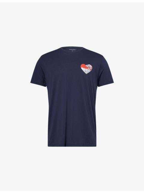 Derek Rose Ripley Graphic-Print Cotton-Jersey T-shirt