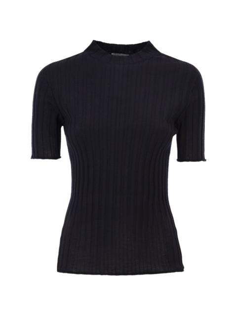 PESERICO ribbed short-sleeve sweater
