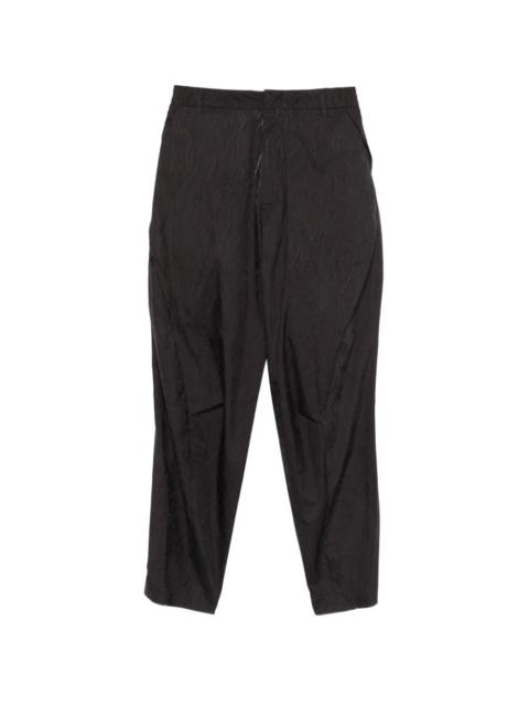 ADER error crinkled-finish trousers