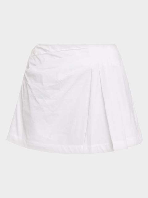 SIMKHAI Devlin Poplin Mini Skirt