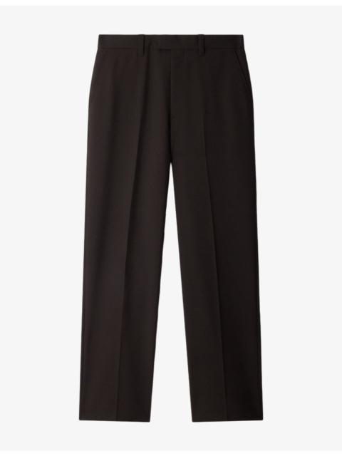Sandro Straight-Leg Regular-Fit Wool Trousers