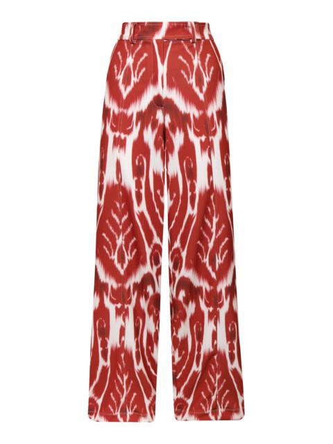 ANDRES OTALORA Me Quedas Printed Wide-Leg Pants print