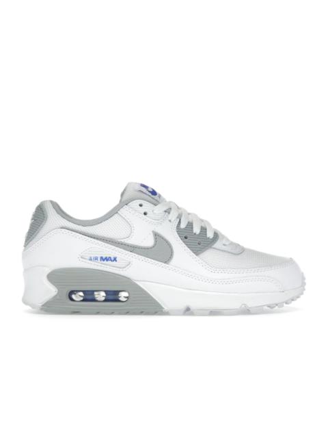 Nike Air Max 90 White Racer Blue Light Smoke Grey