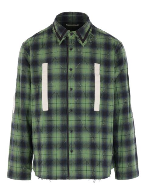 Craig Green check appliqué shirt