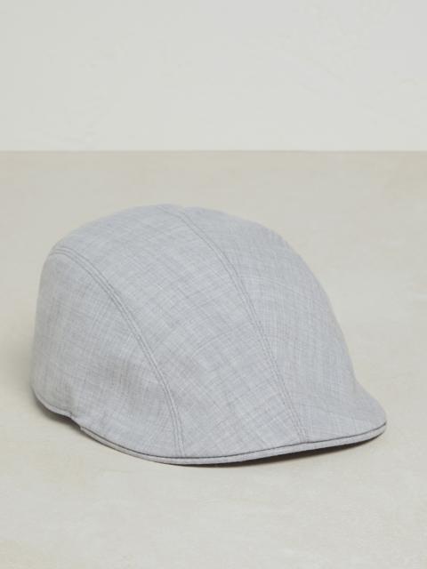 Brunello Cucinelli Natural comfort virgin wool fresco cap