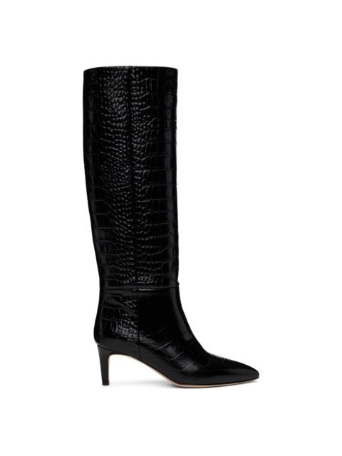 PARIS TEXAS Black Stiletto 60 Tall Boots
