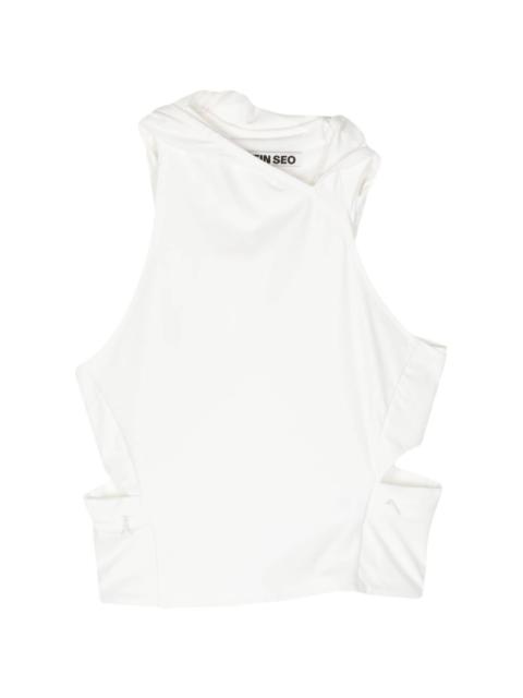 HYEIN SEO Asymmetric cut-out top