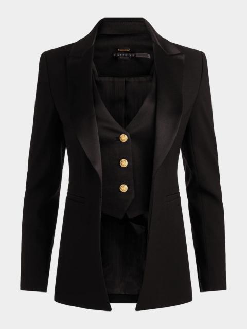 Alice + Olivia Alton Blazer with Vest