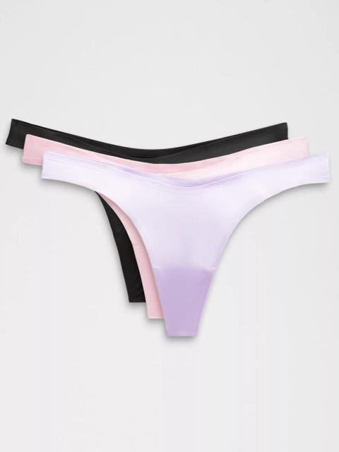 lululemon Wundermost Ultra-Soft Nulu Dipped-Waist Thong Underwear *3 Pack