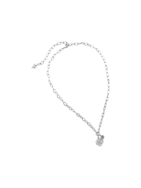 GUESS USA Love Bites crystal-embellished flower-pendant necklace