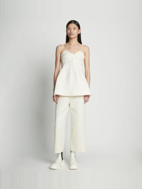 Proenza Schouler Cotton Wool Jacquard Pant