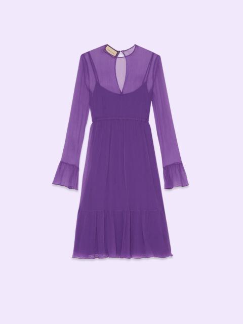 GUCCI Silk chiffon dress