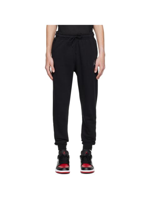 Jordan Black Embroidered Sweatpants