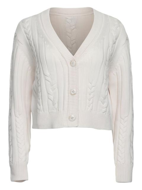 TWP Hemingway cable-knit buttoned cardigan