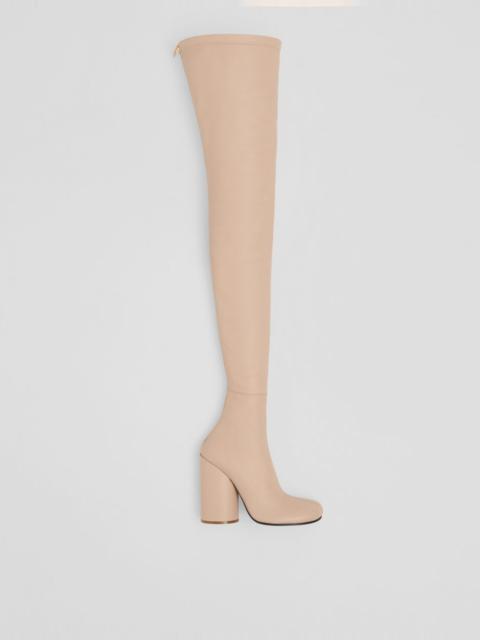 Burberry Leather Over-the-knee Sock Boots
