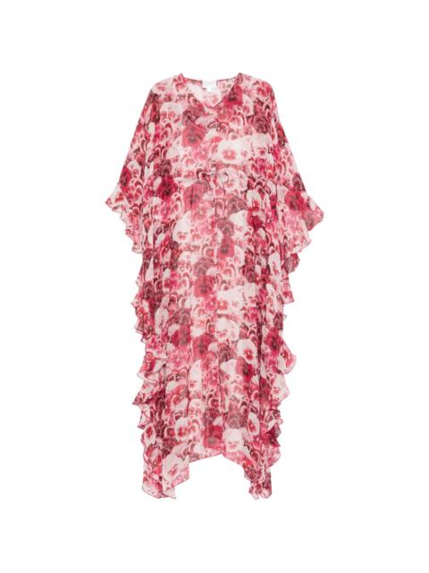 GIAMBATTISTA VALLI floral-pattern maxi dress