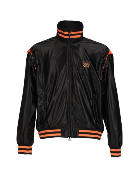 NEEDLES TRACK JACKET - TRICOT SATEEN / BLK