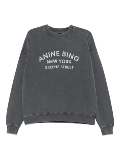 ANINE BING logo-print sweater