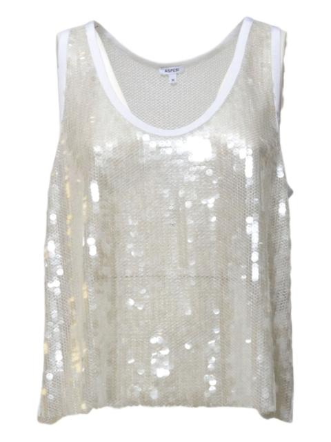 Aspesi sequinned sleeveless top