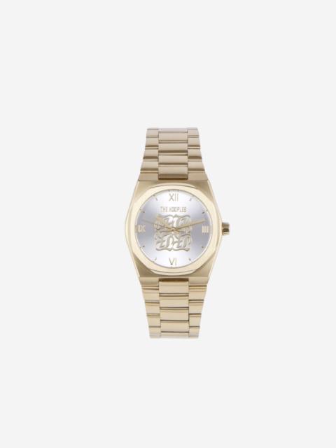The Kooples GOLD MONOGRAM WATCH