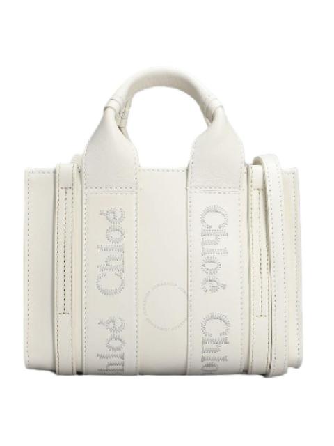 Chloe Mini Woody Leather Tote Bag