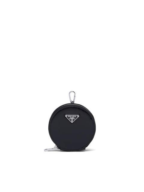 Prada Brushed leather round mini-pouch