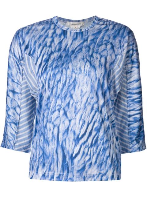 Comme Des Garçons abstract print blouse