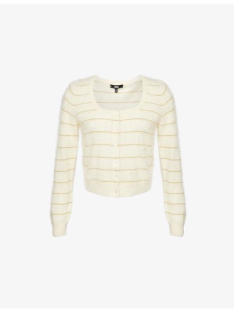 PAIGE Fortuna Stripe Cashmere Cardigan