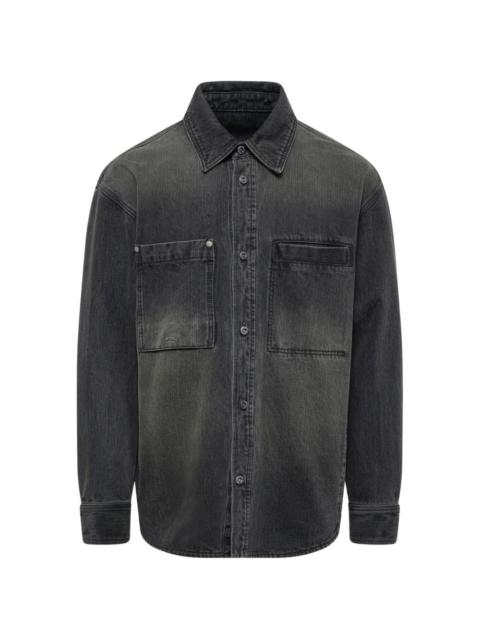 Wooyoungmi washed denim shirt