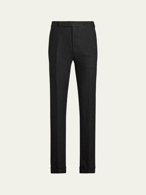 Ralph Lauren Men's Gregory Slim Flat-Front Trousers