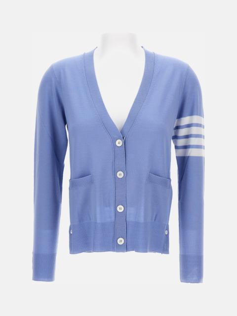 Thom Browne Thom Browne Sweaters Clear Blue Virgin Wool