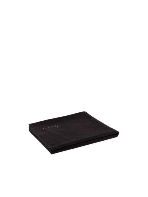 Yohji Yamamoto embroidered-logo bath towel