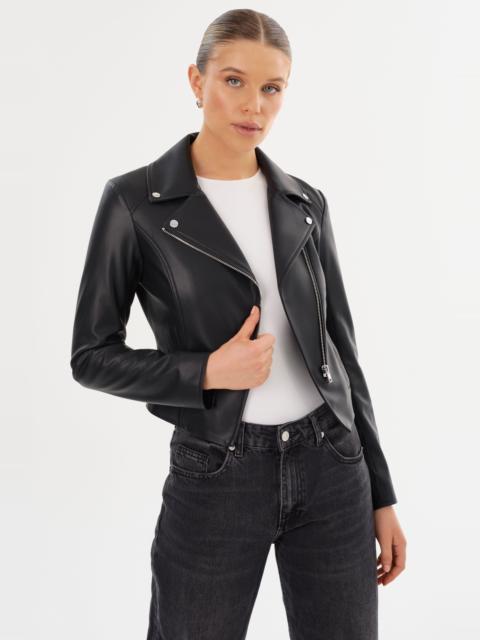 LAMARQUE PASCALE | Fitted Faux Leather Jacket