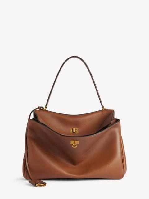 BALENCIAGA Women's Rodeo Handbag Medium in New Tan