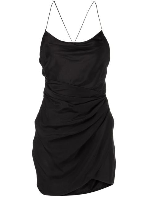 GAUGE81 scoop-neck gathered minidress