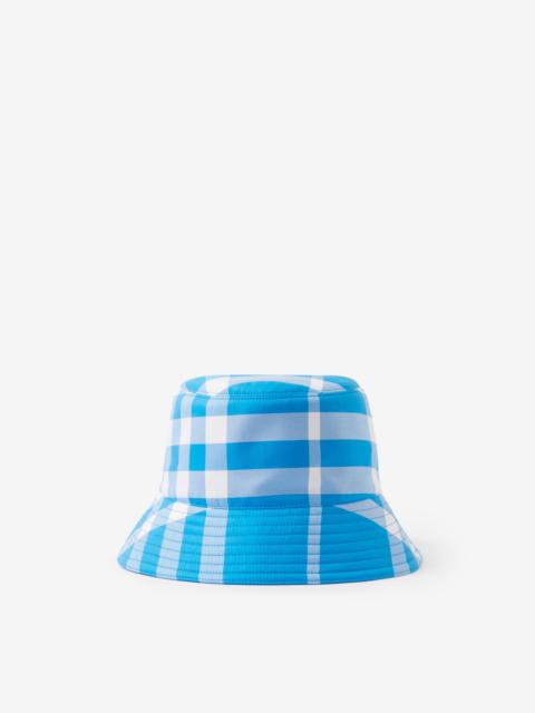 Check Cotton Bucket Hat