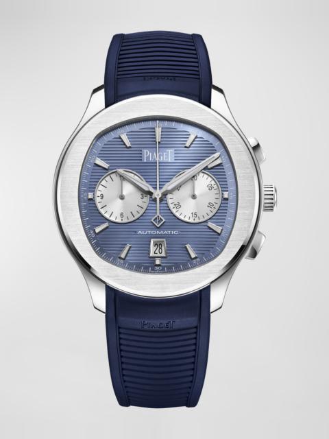 Polo Chronograph 42mm Stainless Steel Watch, Blue