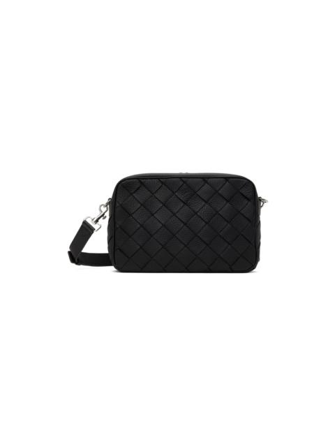 Bottega Veneta Black Medium Intrecciato Camera Bag
