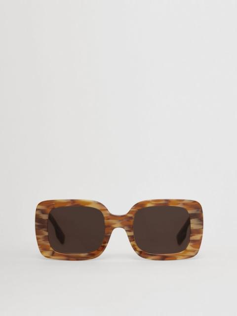 Monogram Motif Square Frame Sunglasses