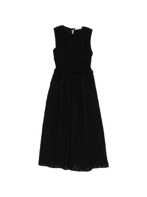 CECILIE BAHNSEN Dinah smocked-effect maxi dress
