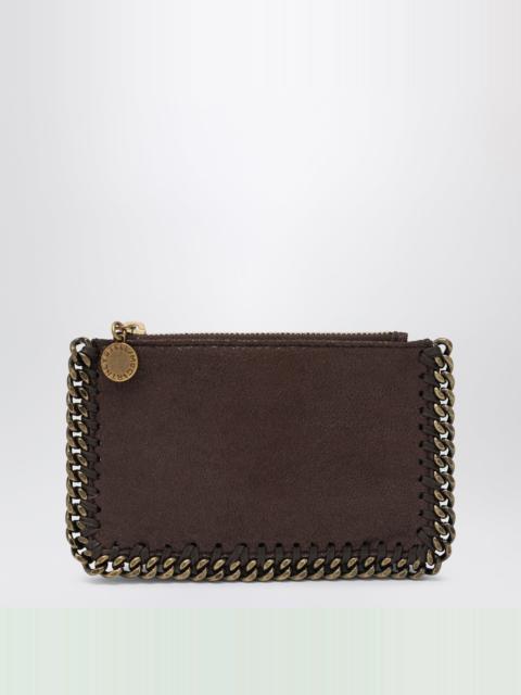 Stella McCartney Falabella Card Holder in Mahogany