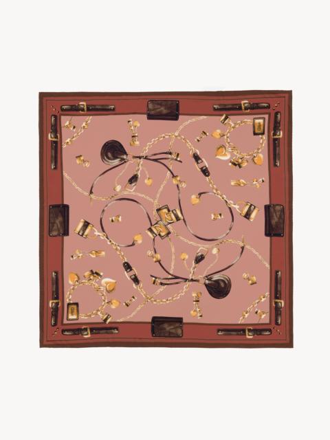 Chloé THE CHLOÉ PADDINGTON SQUARE SCARF IN SILK TWILL