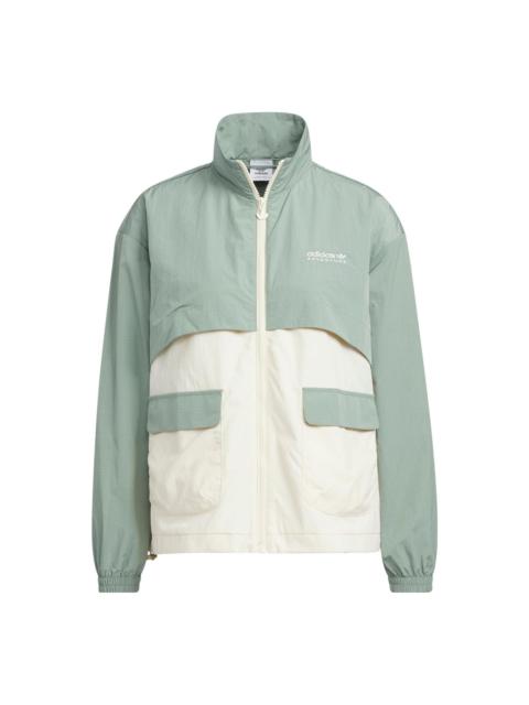 adidas (WMNS) adidas Outdoor Windbreaker 'White Green' IK8618