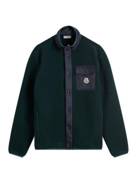 Moncler Fleece Button Down Jacket