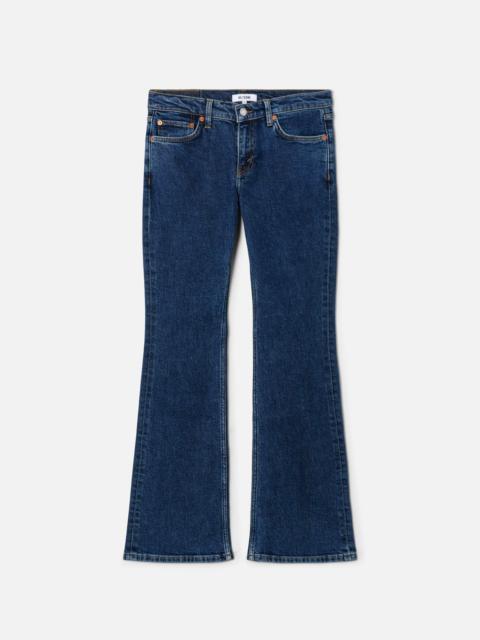 RE/DONE Comfort Stretch Low Rise Micro Boot - Rustic Indigo