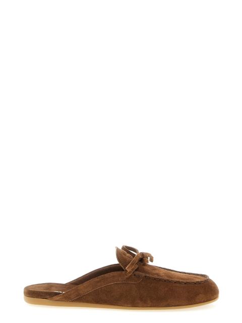 Miu Miu Suede sabots