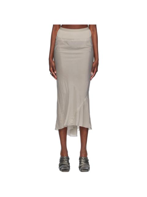 Off-White Calf Midi Skirt