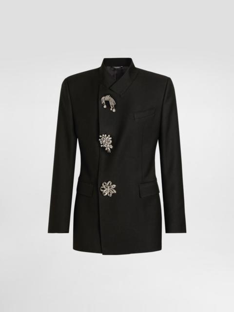 Dolce & Gabbana Double-breasted jacket inwool gabardine