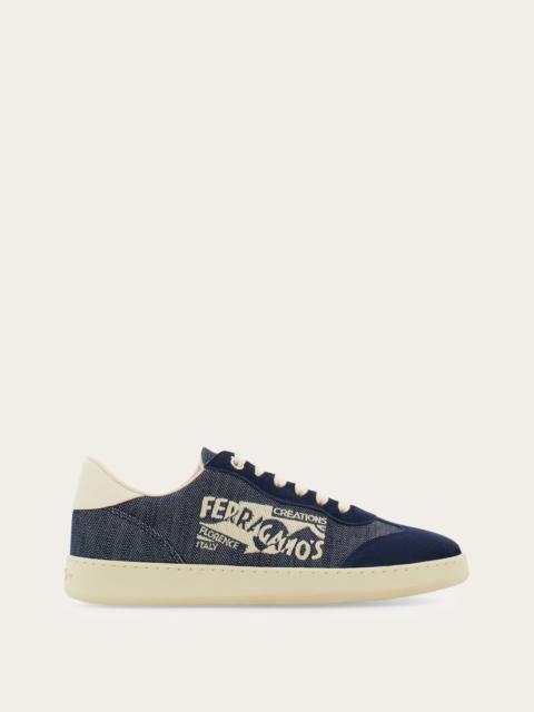 FERRAGAMO Low top sneaker with logo