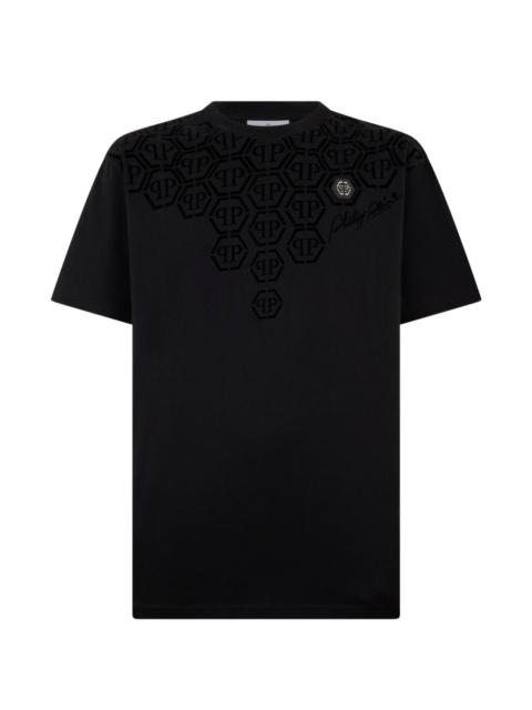 PHILIPP PLEIN monogram round-neck T-shirt